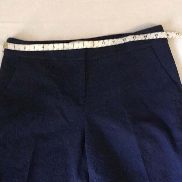 Diane Von Furstenberg Pencil Cigarette Style Navy Pants Sz 8 - Picture 10 of 16